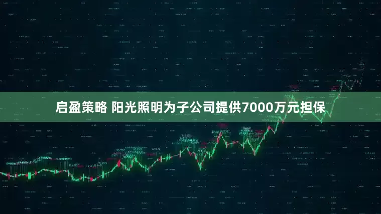 启盈策略 阳光照明为子公司提供7000万元担保
