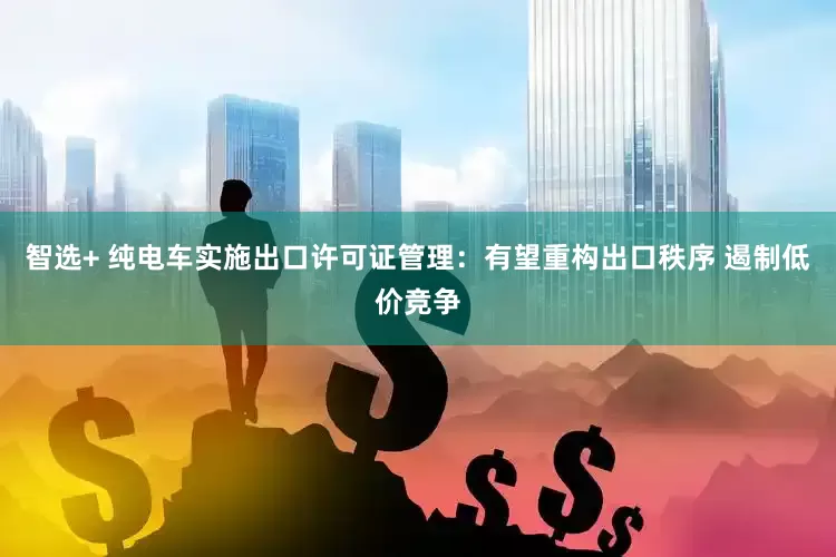 智选+ 纯电车实施出口许可证管理：有望重构出口秩序 遏制低价竞争